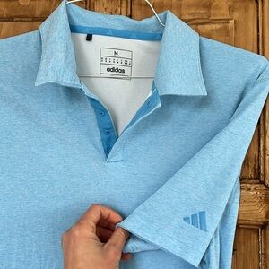 Adidas Men's Blue Polo golf Shirt medium